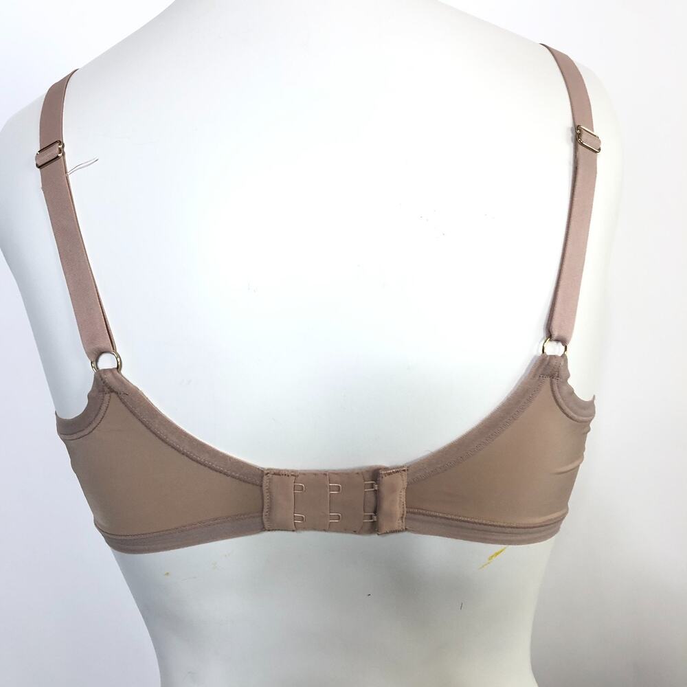 Natori Bra 34D T Shirt Refined Contour Underwired Lace Strap Brown 7313219 - Picture 4 of 13